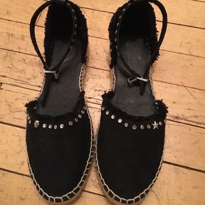Zadig &Voltaire studded skulls espadrilles SZ 38